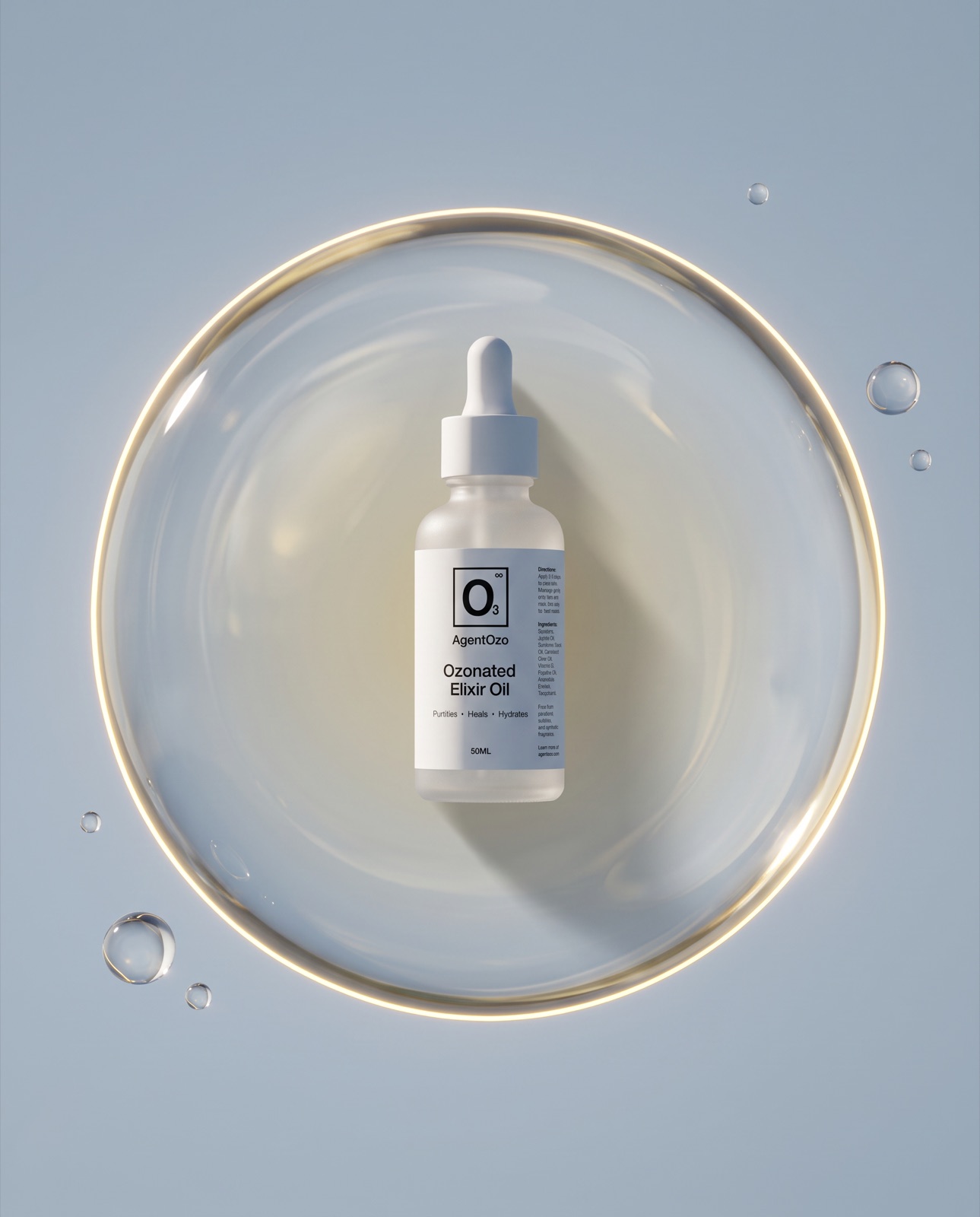 Ozonated Elixir Oil — Oxygen, suspended